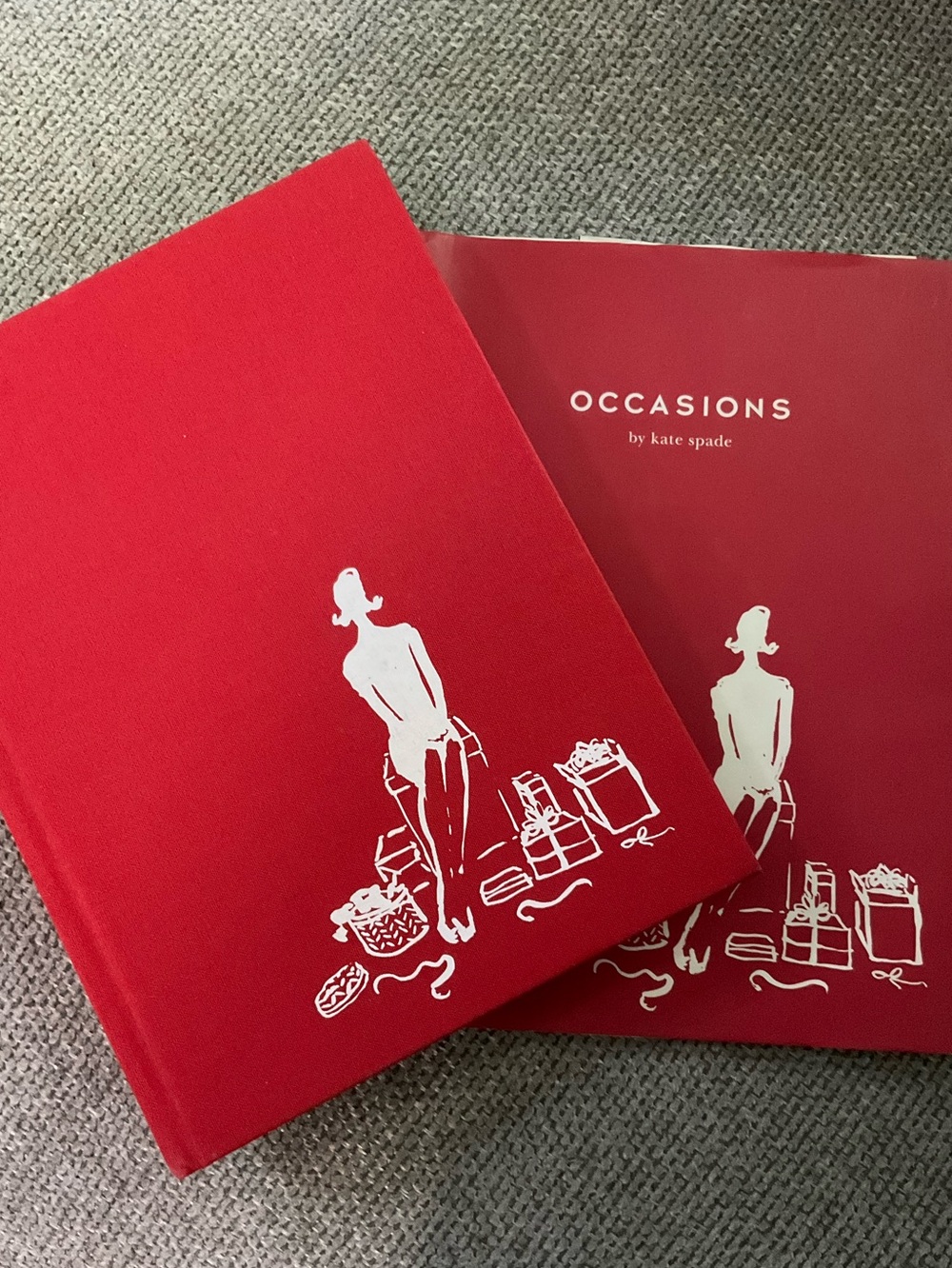 KATE SPADE ♠️ Occasions Red and White Floral Hardcover Book - Picture 3 of 16